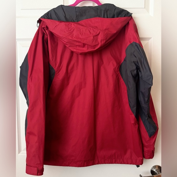 NWOT Columbia Crimson and Charcoal Windbreaker - Picture 2 of 2